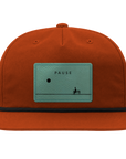PAUSE Hat in the Picnic color scheme