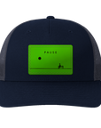 PAUSE Hat in the Voltage color scheme
