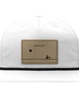 PAUSE Hat in the Halo color scheme