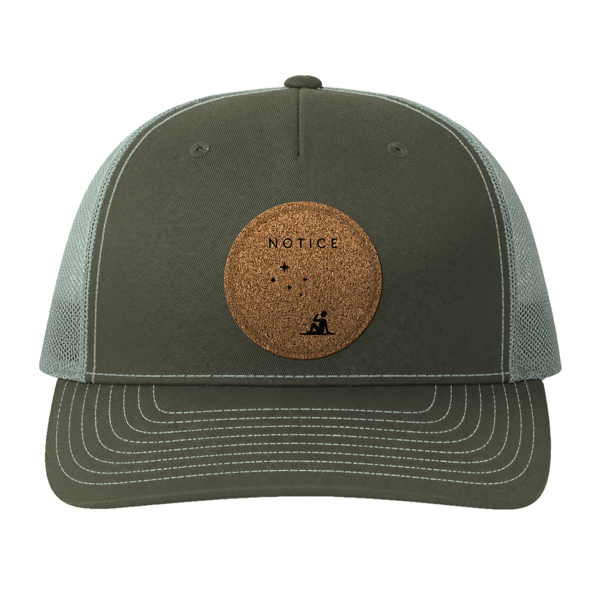 NOTICE Hat in the Trailhead color scheme