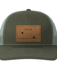 PAUSE Hat in the Trailhead color scheme