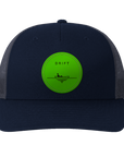 DRIFT Hat in the Voltage color scheme