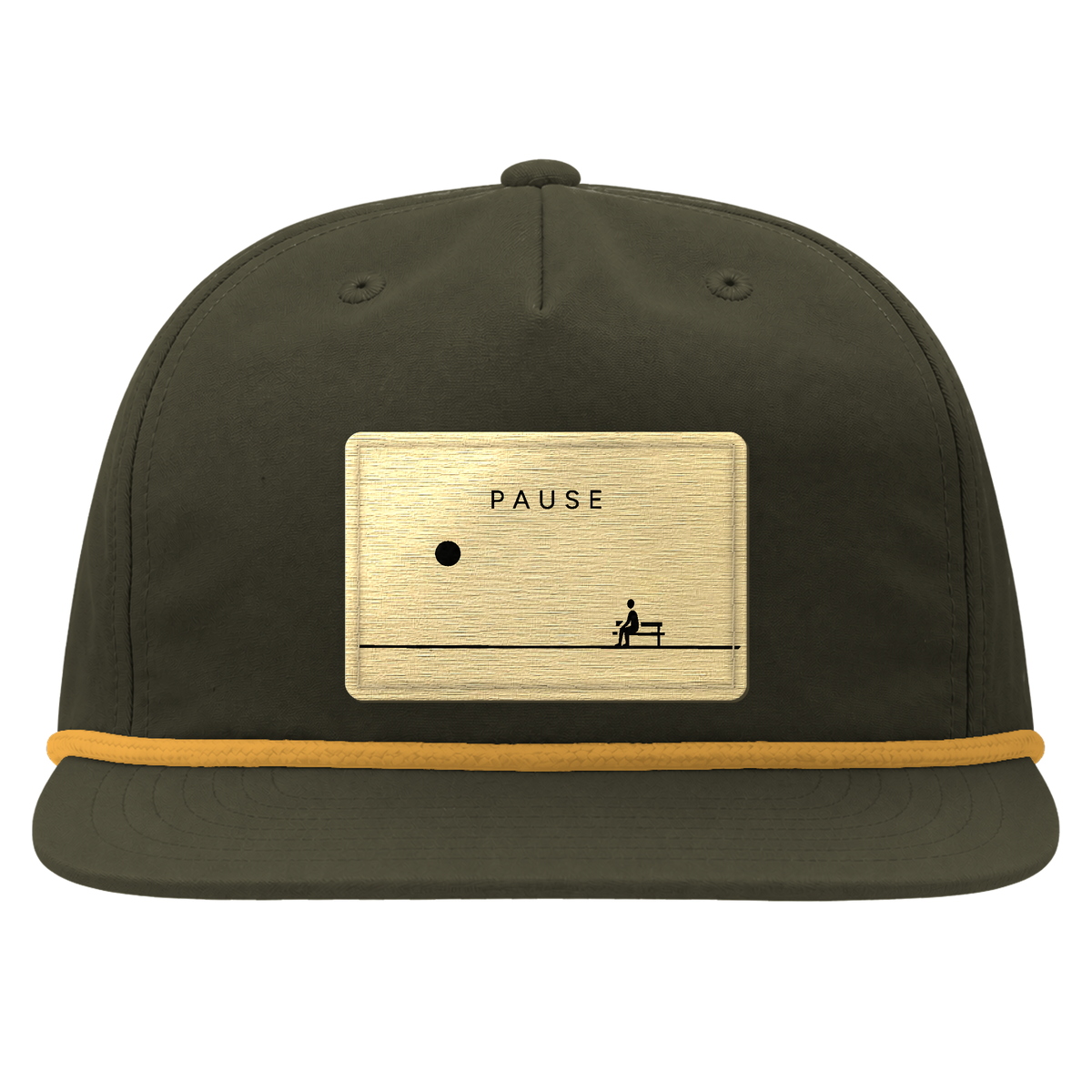 PAUSE Hat in the Lantern color scheme