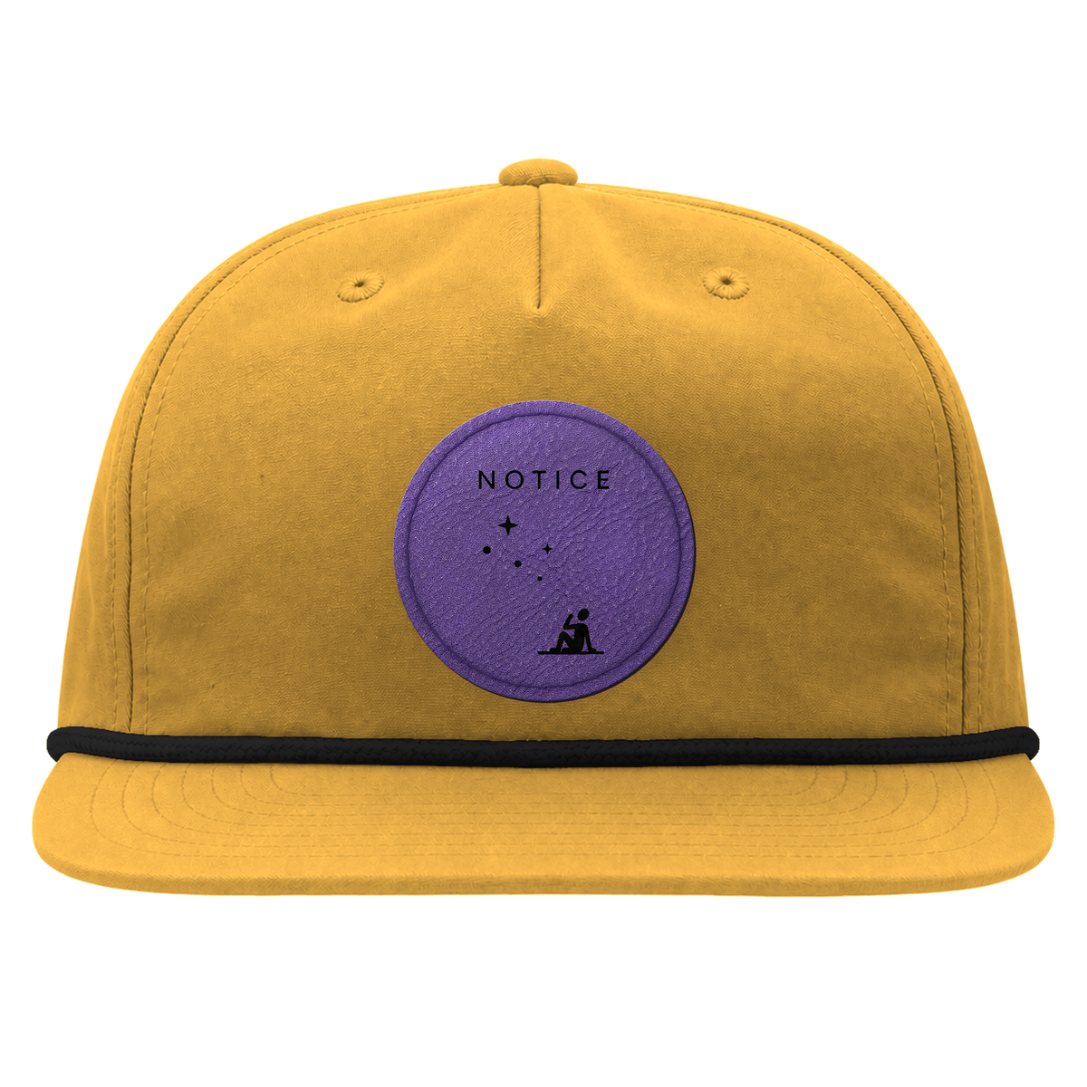 NOTICE Hat in the Muse color scheme