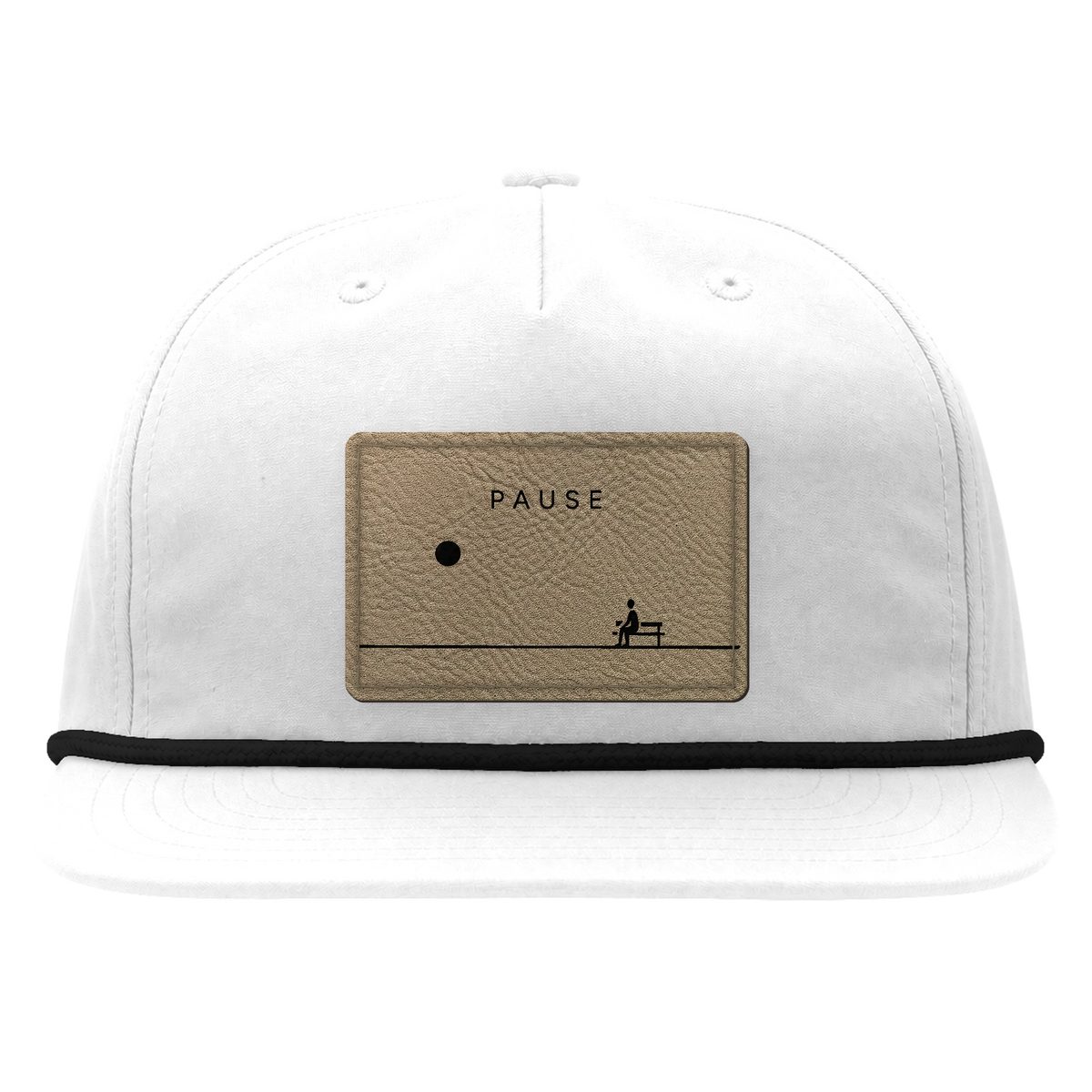 PAUSE Hat in the Halo color scheme