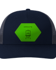 CREATE Hat in the Voltage color scheme
